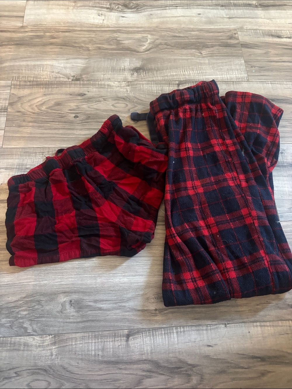 Red and Black Plaid Pajama Set - Cozy Flannel Sleepwear